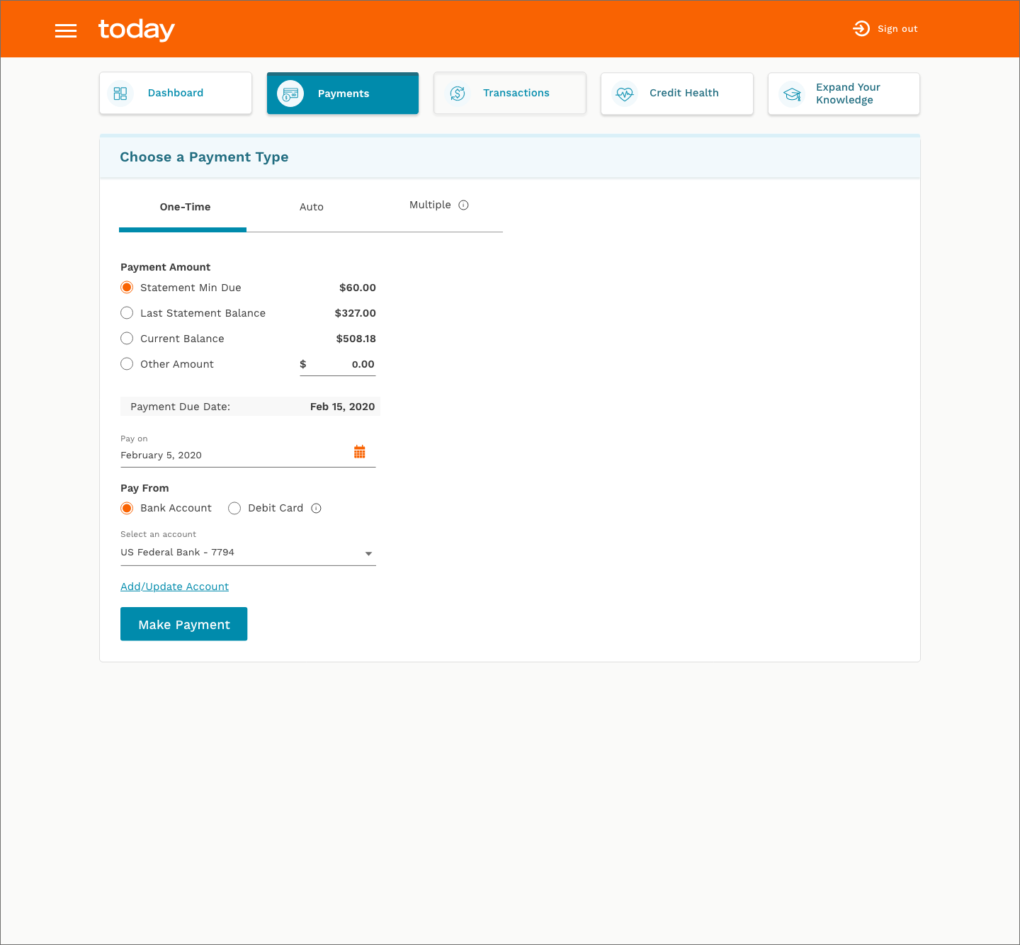 Today Card Site Redesign